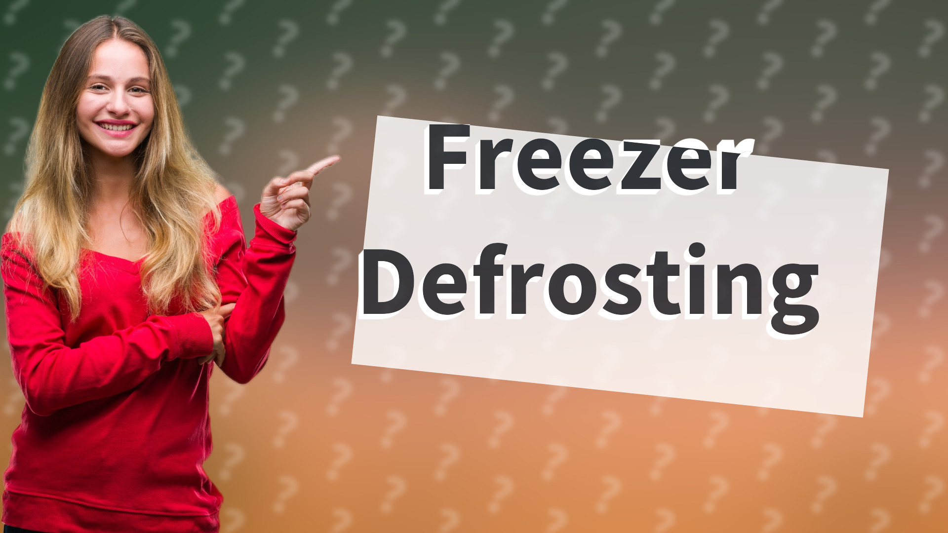 Freezer Defrosting