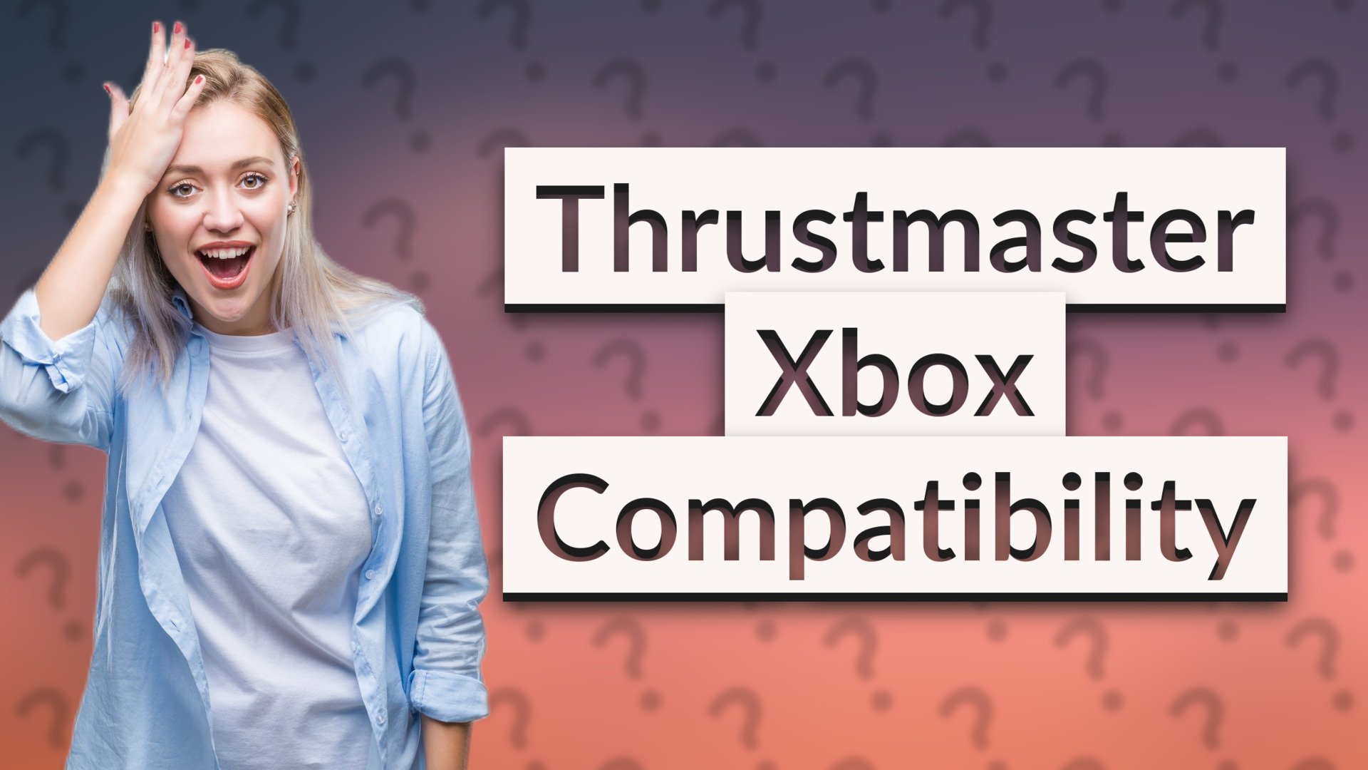 Thrustmaster Xbox Compatibility