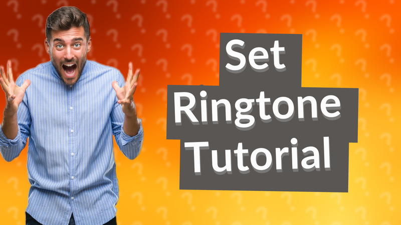 Set Ringtone Tutorial