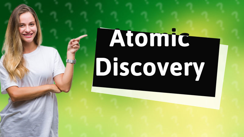 Atomic Discovery