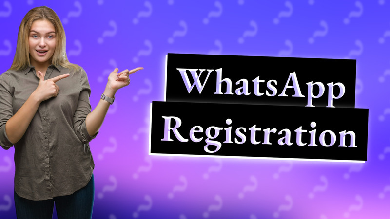WhatsApp Registration