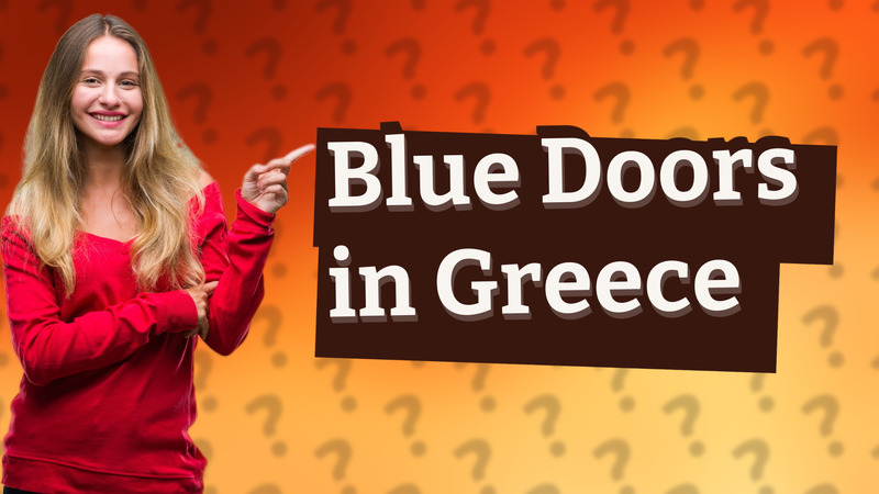 Blue Doors in Greece