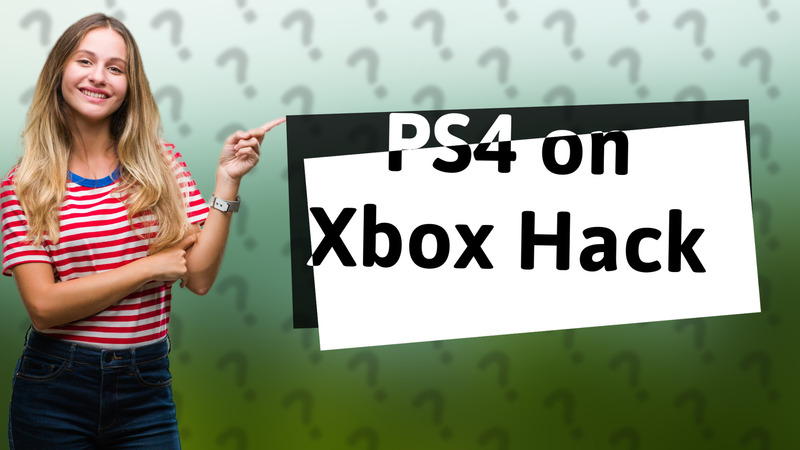 PS4 on Xbox Hack