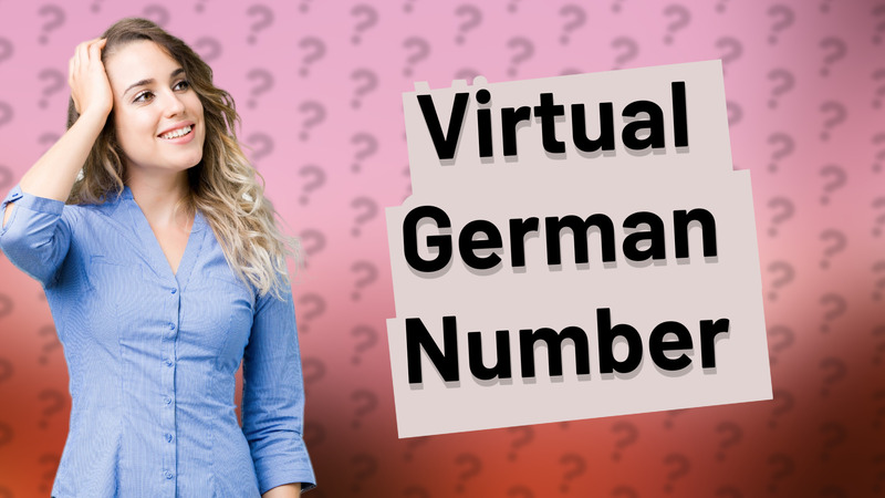 Virtual German Number