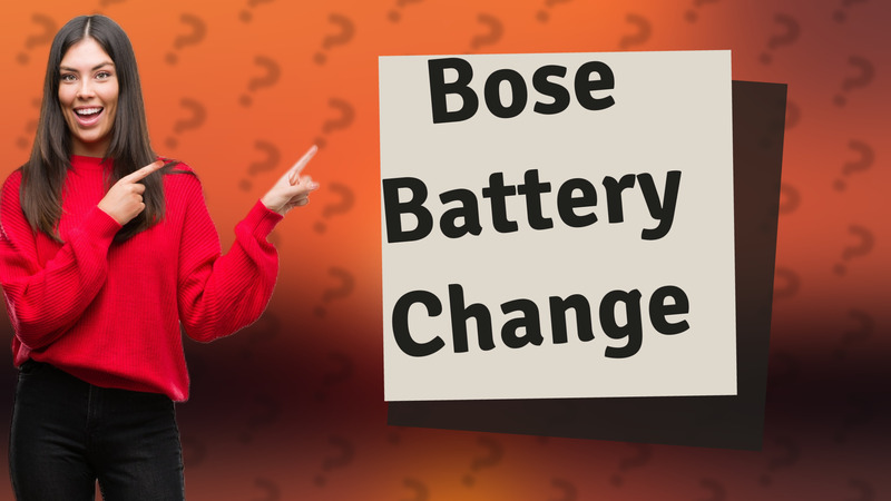 Bose Battery Change