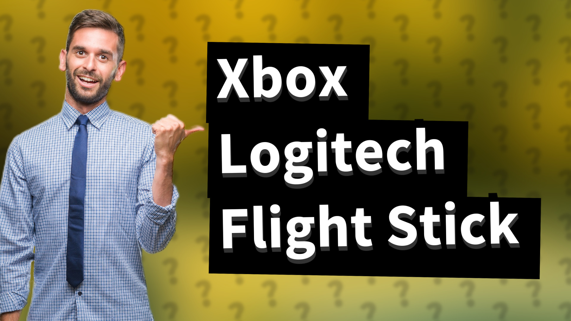 Xbox Logitech Flight Stick
