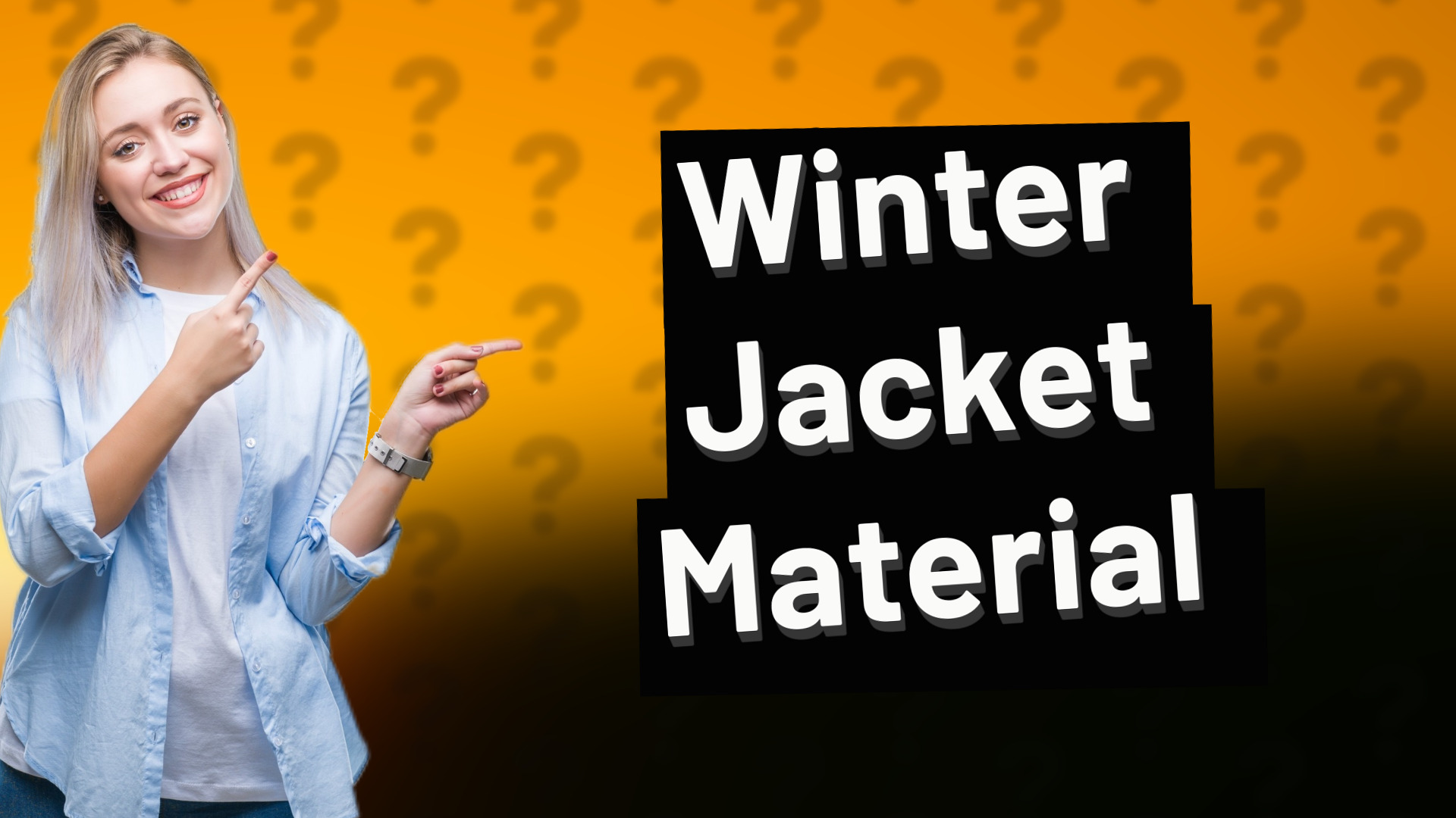 Winter Jacket Material