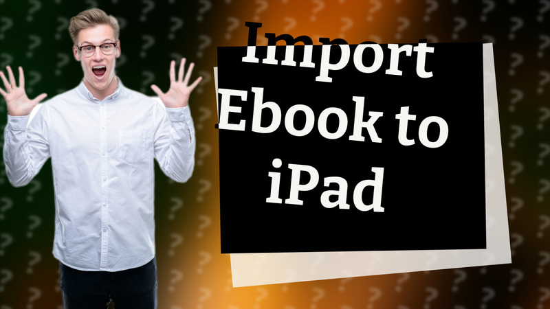 Import Ebook to iPad