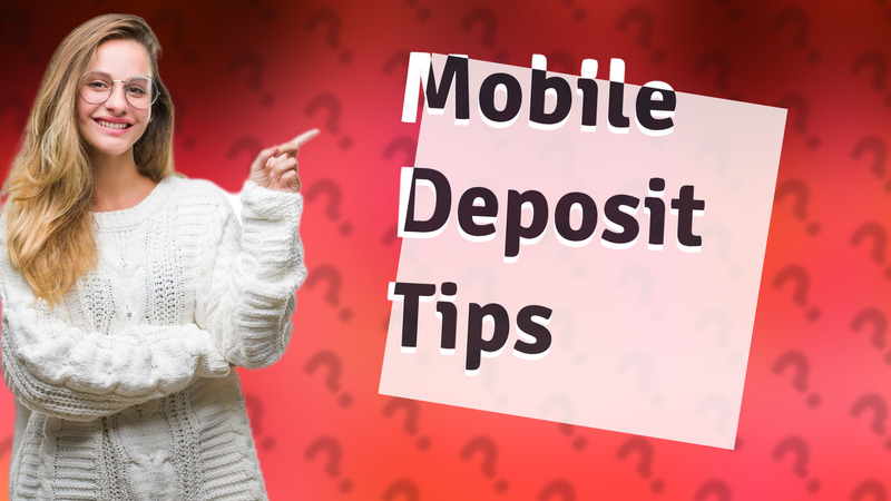 Mobile Deposit Tips