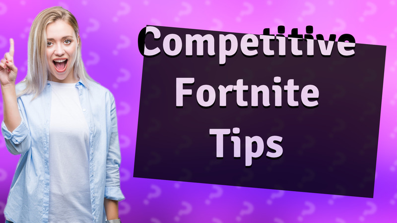 Competitive Fortnite Tips