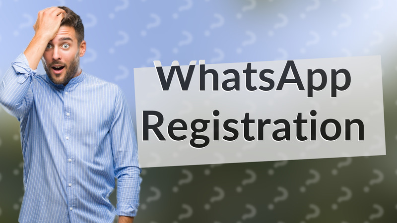 WhatsApp Registration