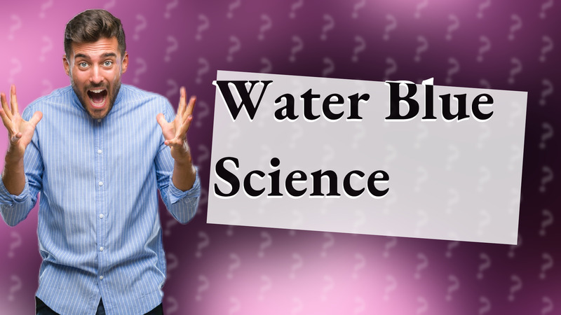 Water Blue Science
