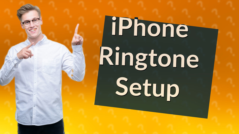 iPhone Ringtone Setup