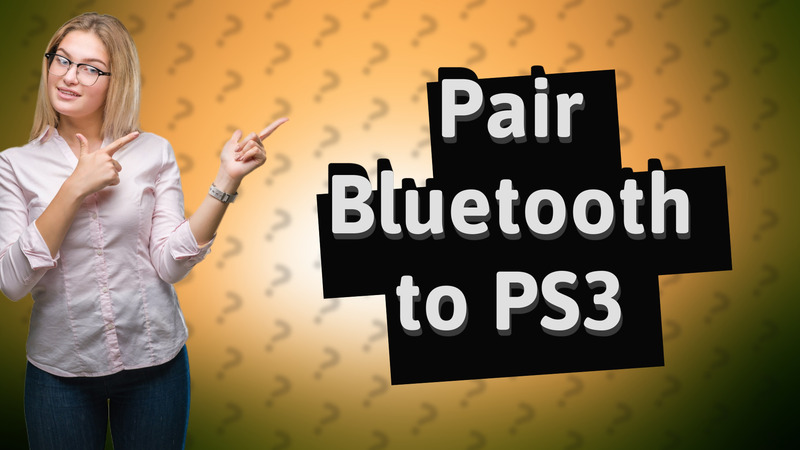 Pair Bluetooth to PS3
