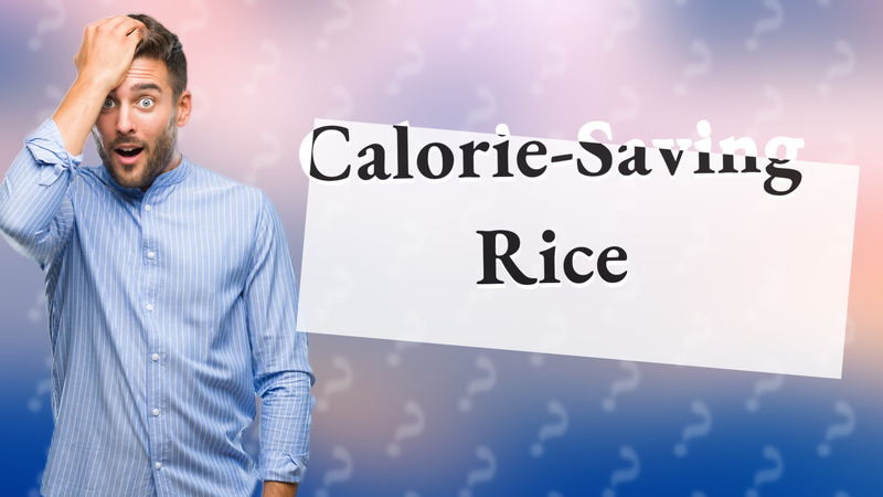Calorie-Saving Rice