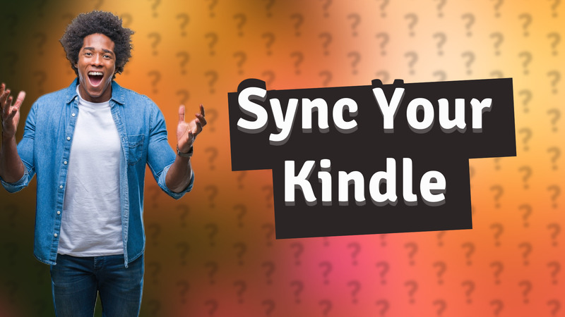 Sync Your Kindle