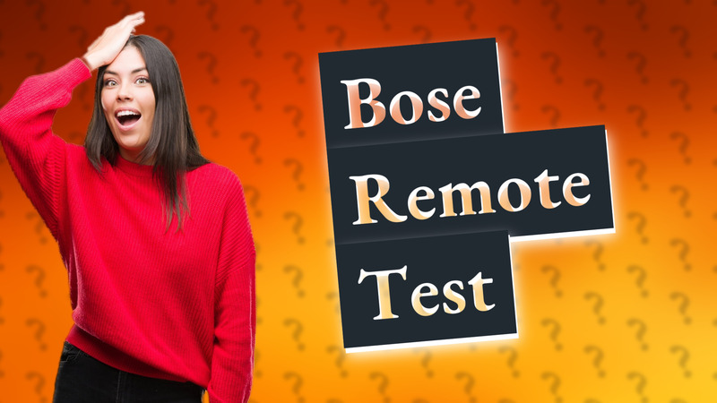 Bose Remote Test