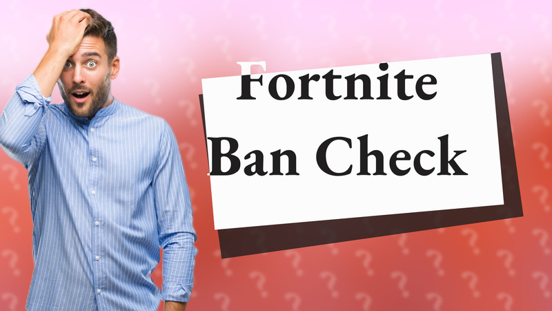 Fortnite Ban Check