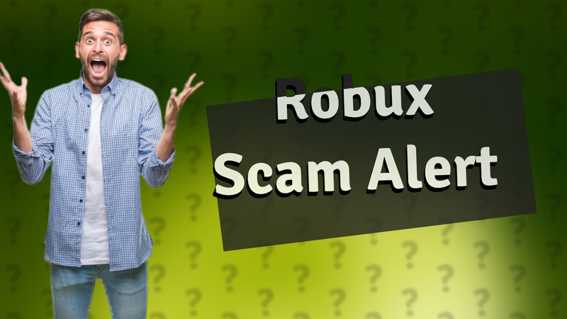 Robux Scam Alert