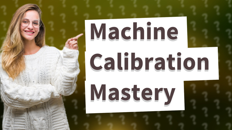 Machine Calibration Mastery