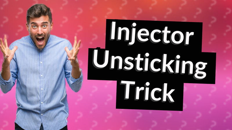 Injector Unsticking Trick
