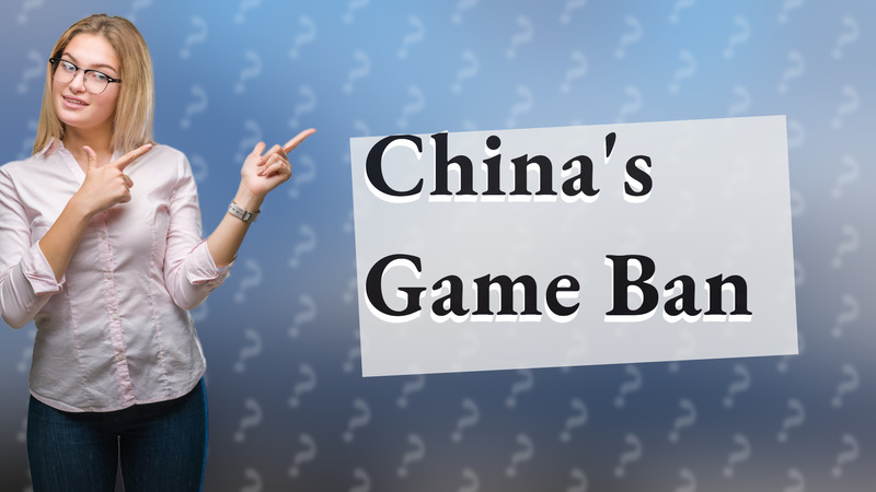 China's Game Ban