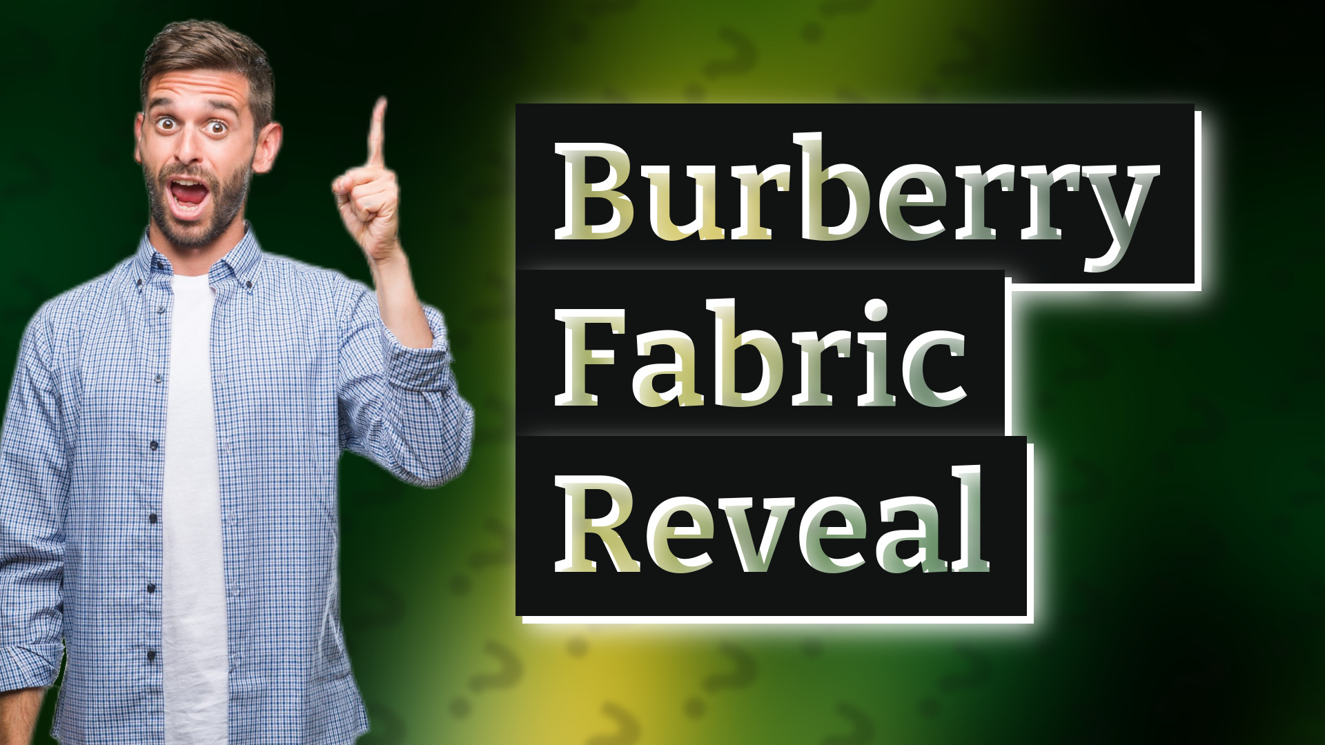 Burberry Fabric Reveal