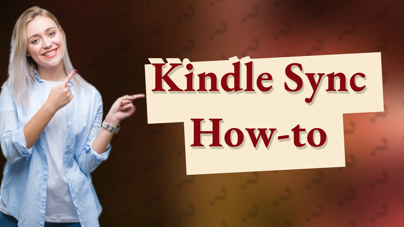 Kindle Sync How-to