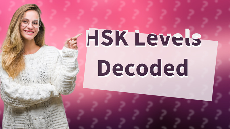 HSK Levels Decoded