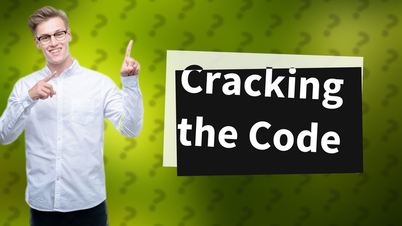 Cracking the Code