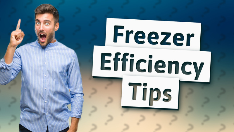 Freezer Efficiency Tips