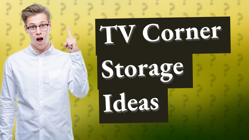 TV Corner Storage Ideas