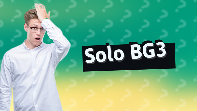 Solo BG3