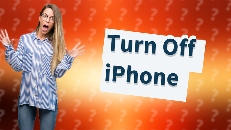 Turn Off iPhone