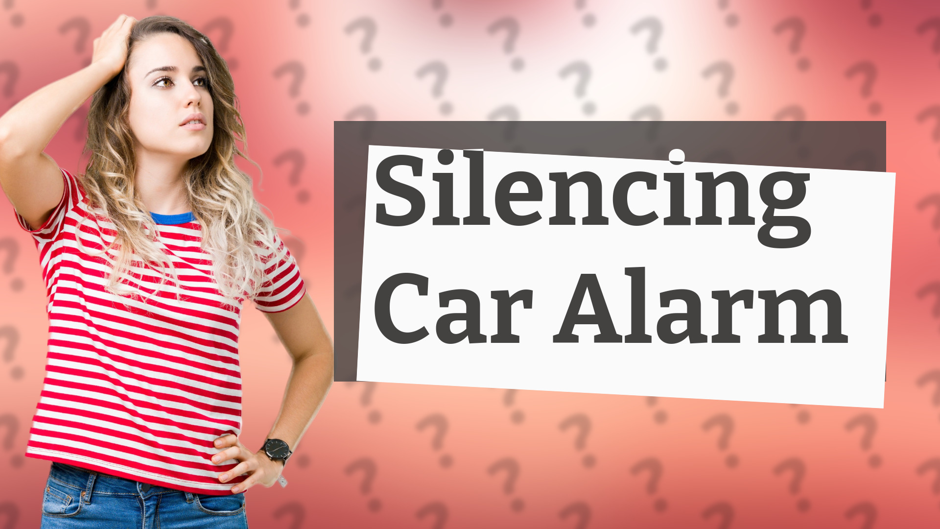 Silencing Car Alarm