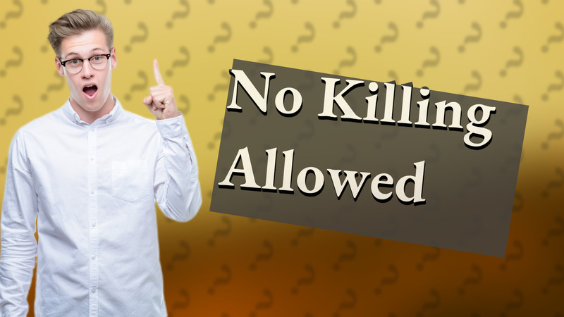 No Killing Allowed
