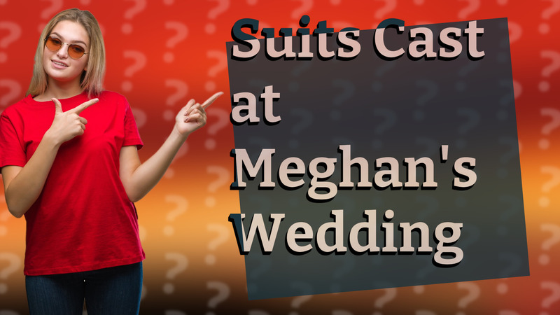Suits Cast at Meghan's Wedding
