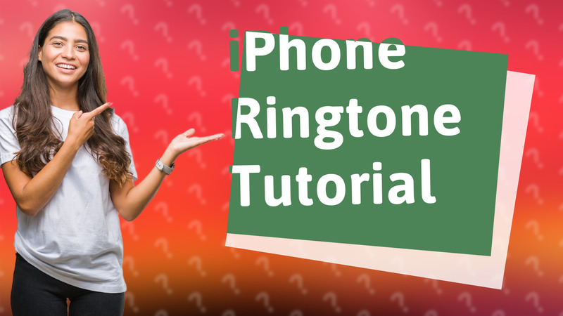 iPhone Ringtone Tutorial