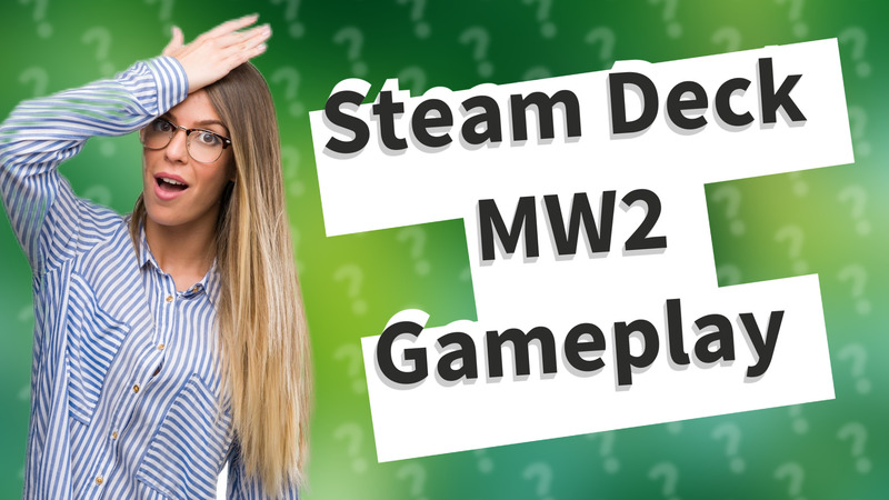 Steam Deck MW2 Gameplay