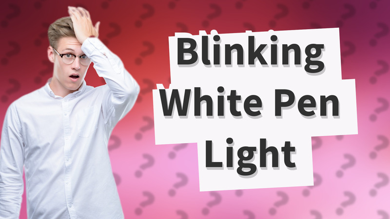 Blinking White Pen Light