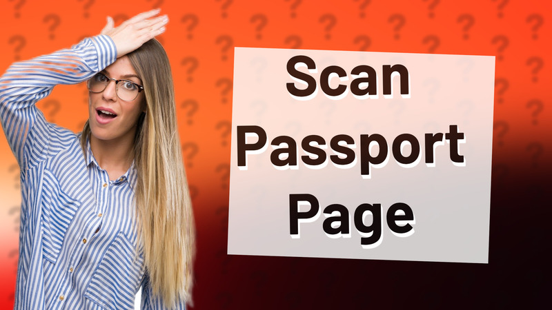 Scan Passport Page