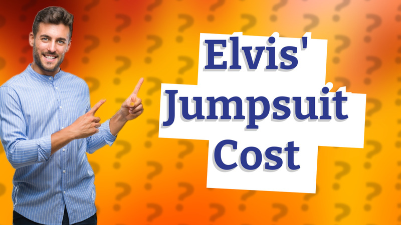 Elvis' Jumpsuit Cost