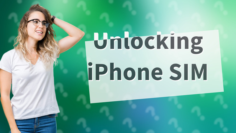 Unlocking iPhone SIM
