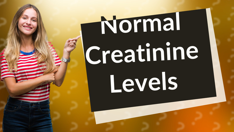 Normal Creatinine Levels