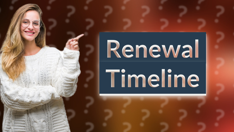 Renewal Timeline