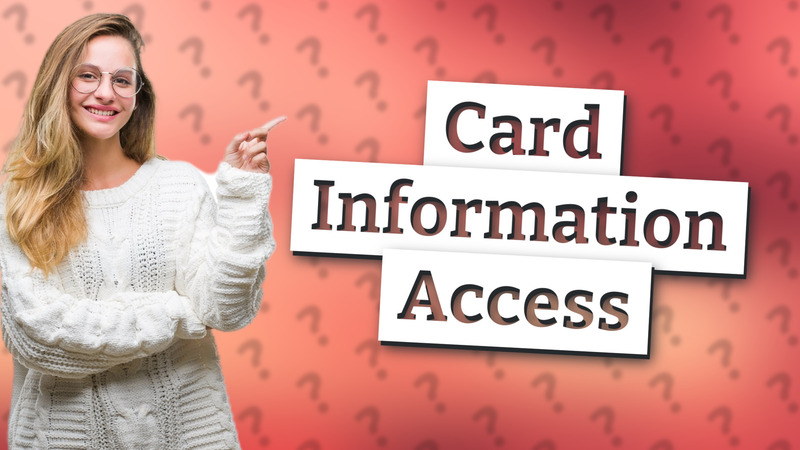 Card Information Access