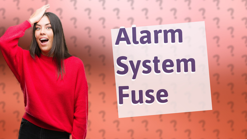 Alarm System Fuse