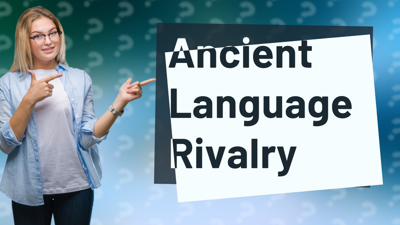 Ancient Language Rivalry