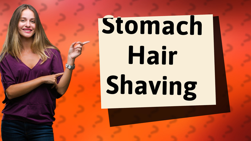 Stomach Hair Shaving