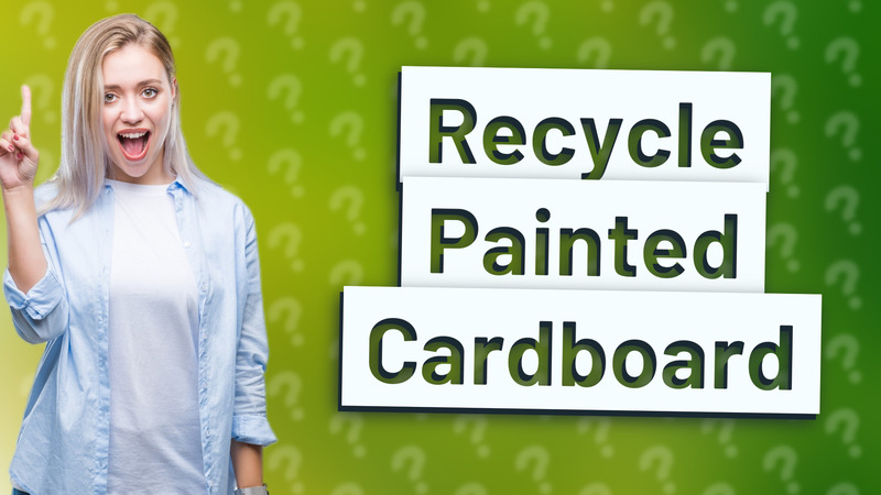 Recycle Painted Cardboard